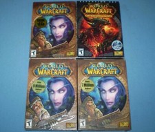 LOT World Of Warcraft DVD/CD Software + Battle Chest Cataclysm & Burning Crusade picture