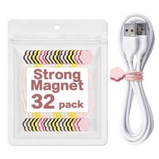 Cute Dog Paw Magnetic Cable Ties (32 Pack, 7.28 In) silicone cable ties picture
