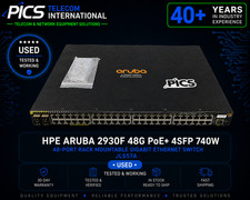 HPE Aruba 2930F 48G PoE+ 4SFP 740W 48-Port Rack Mountable Gigabit Ethernet... picture
