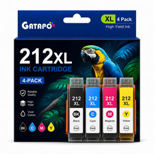 4PK 212XL Ink Cartridges Compatible For WorkForce WF-2830 WF-2850 XP-4100 4105 picture