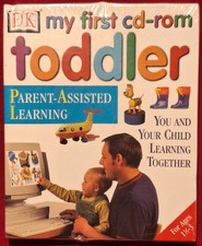 Rare Big Box PC DK My First CD-ROM Toddler Parent Assisted Learning Ages 1.5 - 3 picture