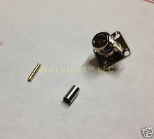 N Female Flange Crimp RF Cable Connector for RG58 LMR195 RG142 RG400 USA picture
