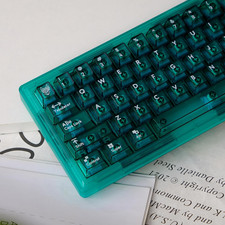 114 Keys Green Crystal Transparent Keycaps Pc Cherry Profile Clear Keycaps picture
