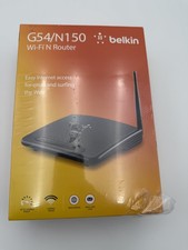 Belkin G54 N150 Wi-Fi Wireless Router 150Mbps Speed Strong Range Internet Access picture