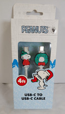 Peanuts Snoopy USB-C To USB-C 4ft  Cable picture