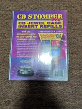 CD Stomper Pro CD Jewel Case Insert Refills Rare picture