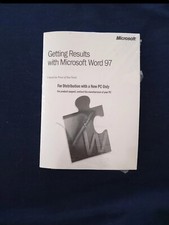 Original Microsoft OEM CD Word 97  Manual Id Ms Office (bin Q) picture