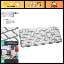 Wireless Minimalist Keyboard for Mac - MX Keys Mini, Pale Grey, Compact Design picture