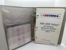 VTG 1990 Everex System EV-159 RAM 3000 Deluxe for IBM Manual + Floppy Disc picture