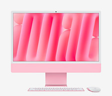 Apple iMac 24in Pink All-in-One Desktop SSD USB-C Ultra-Slim Wi-Fi BT picture