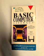 Diamond Entertainment Basic Computer Literacy Manual  Vintage VHS TAPE picture