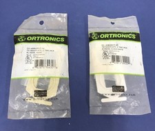 *Mixed Lot of Two* ORTRONICS OR-40800017 106 BASEPLATE 2 PORT CLOUD WHITE&IVORY picture