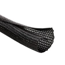 MGI SpeedWare Braided SplitSleeve Wire Loom for HighTemperature Automotive Ha... picture