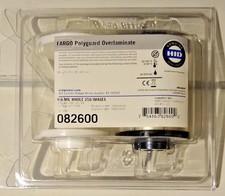 HID Fargo 082600 82600 PolyGuard Overlaminate 0.6Mil Clear 250ct HDP5000 NEWEST picture