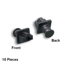 KNTK 10x Units of Ethernet Port RJ45 Anti-Dust Cover for Cat5 Cat5e Cat6 Cat6a picture