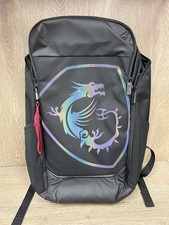 MSI Titan Gaming Dragon Backpack, Black Polyester Pack Carry Bag 15.6