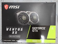 BOX ONLY MSI Ventus XS OC GTX 1660 Ti Retail Box Foam & Paperwork - NO GPU picture