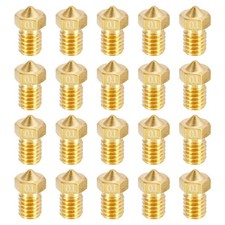 20Pcs 0.1mm 3D Printer Extruder Nozzles Head for 1.75mm Extruder Print, Brass picture
