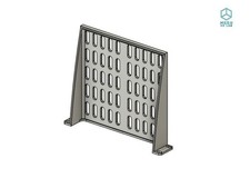 10 Inch Rack Mount Shelf Vented Equipment Tray Black picture