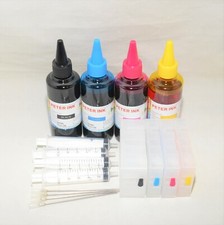 4X100ML Dye Ink Refillable Cartridge Kit for Canon PGI-1200 picture