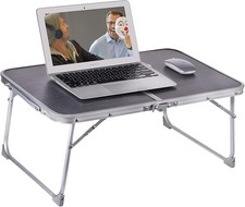 Foldable Laptop Table with Storage, Portable Mini Lap Desk picture