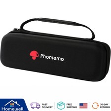 Durable Black Printer Case with Comfortable Handle - Ideal for Travel & Storage picture