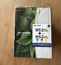 Grnjet  952XL Compatible Ink Cartridges 4-Pack BK/C/M/Y for HP Inkjet picture