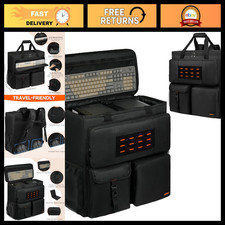 Large ATX Mid-Tower Desktop Computer Carrying Case - Durable, Portable, Protecti picture