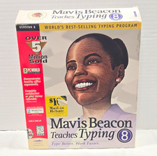 Mavis Beacon Teaches Typing 8 Version 8 PC CD-ROM Software w/ User's Guide picture