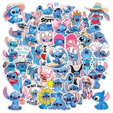 50Pcs Cute Stitch Stickers Pack,Cartoon Vinyl 2-3 inches, Wlp-stitch picture