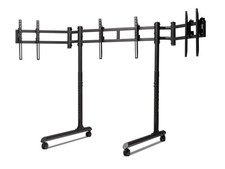 Next Level Racing Round Tube Freestanding Triple Monitor Stand (nlr-r011) picture