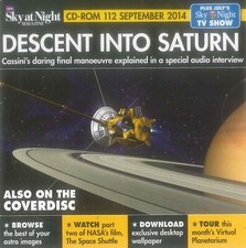 BBC Sky at Night CD-ROM, Descent into Saturn, #112 September 2014, Windows, Mac picture