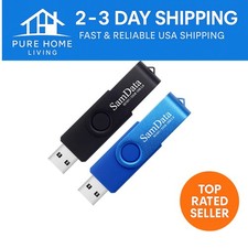Versatile 2 Pack 32GB USB Flash Drives - LED & Swivel Design for Easy Use picture