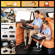 Portable Car Laptop Desk Tray - Front/Rear Seat Table for Work & Travel picture