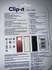 Verbatim 8gb Clip-it Usb Flash Drive 3 Pack NEW Red White Black   picture