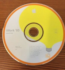 2005 iWork 05 Macintosh Mac 1.0.1 Install Office Software Install Disc CD picture