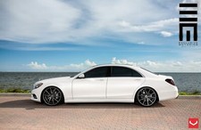 Cars vossen wheels mercedes s class Desk Mat Stitched picture