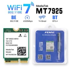 Wireless Card WiFi 7 MT7925 Tri-band Bluetooth 5.4 WiFi Adapter 802.11BE 6GHz picture