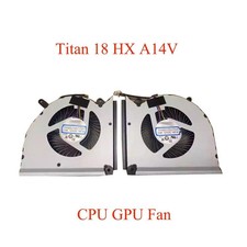 For MSI Titan18 HX MS-1822 CPU GPU Fan DC12V 0.6A PABD18010SH N518 N519 Laptop picture