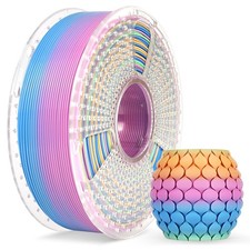 SUNLU 3D Printer Filament,Rainbow PLA Filament 1.75mm,1KG (Rainbow PLA 04) picture