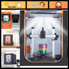 3D Printer Enclosure with LED Light for Anycubic Kobra 3/Kobra 3 V2 - Durable & picture