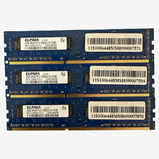 6GB DDR3-1333 Desktop RAM — 3x 2GB Elpida picture