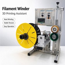 110V Filament Spool Rewinder Auto‑Tension Respooler 3D Printing Extruder Line picture