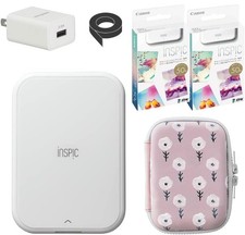 Canon iNSPiC PV-223 Smartphone Photo Printer Set: Printer Paper and USB Adapter picture