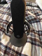 SteelSeries Alias Pro XLR Cardioid Desktop Mic w/ Boom Arm, Black, with Mixer picture