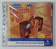 Spanish To Go CD Software Disc For Windows 3.1 95 Easy Way New Sealed picture