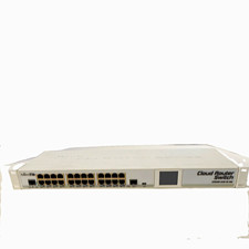 MikroTik CRS125-24G-1S+RM Cloud Router Switch 24-Port Gigabit SFP+ Rack Untested picture
