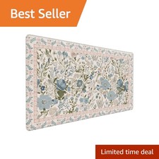 OUNNTC Pink Floral Desk Pad XXL Mouse Mat picture