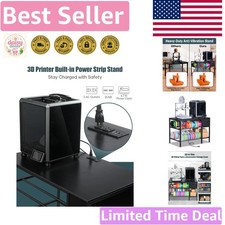 Elegant 3D Printer Table with Drawer Organizer & Durable Filament Rack picture
