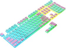 Ranked Pudding PBT Keycaps | 112 Double Shot Translucent ANSI US & ISO Layout | picture